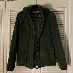Juicy Couture Military Green Jacket in women’s size S